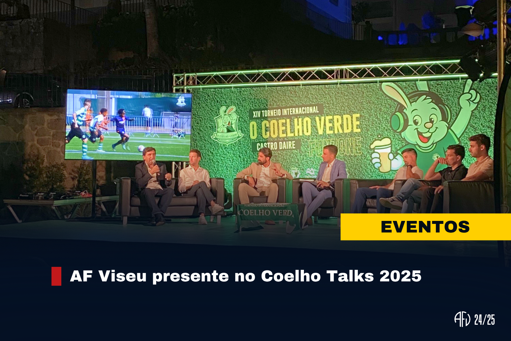 AF Viseu presente no Coelho Talks 2025 que arranca com reflexão sobre a formação no futebol
